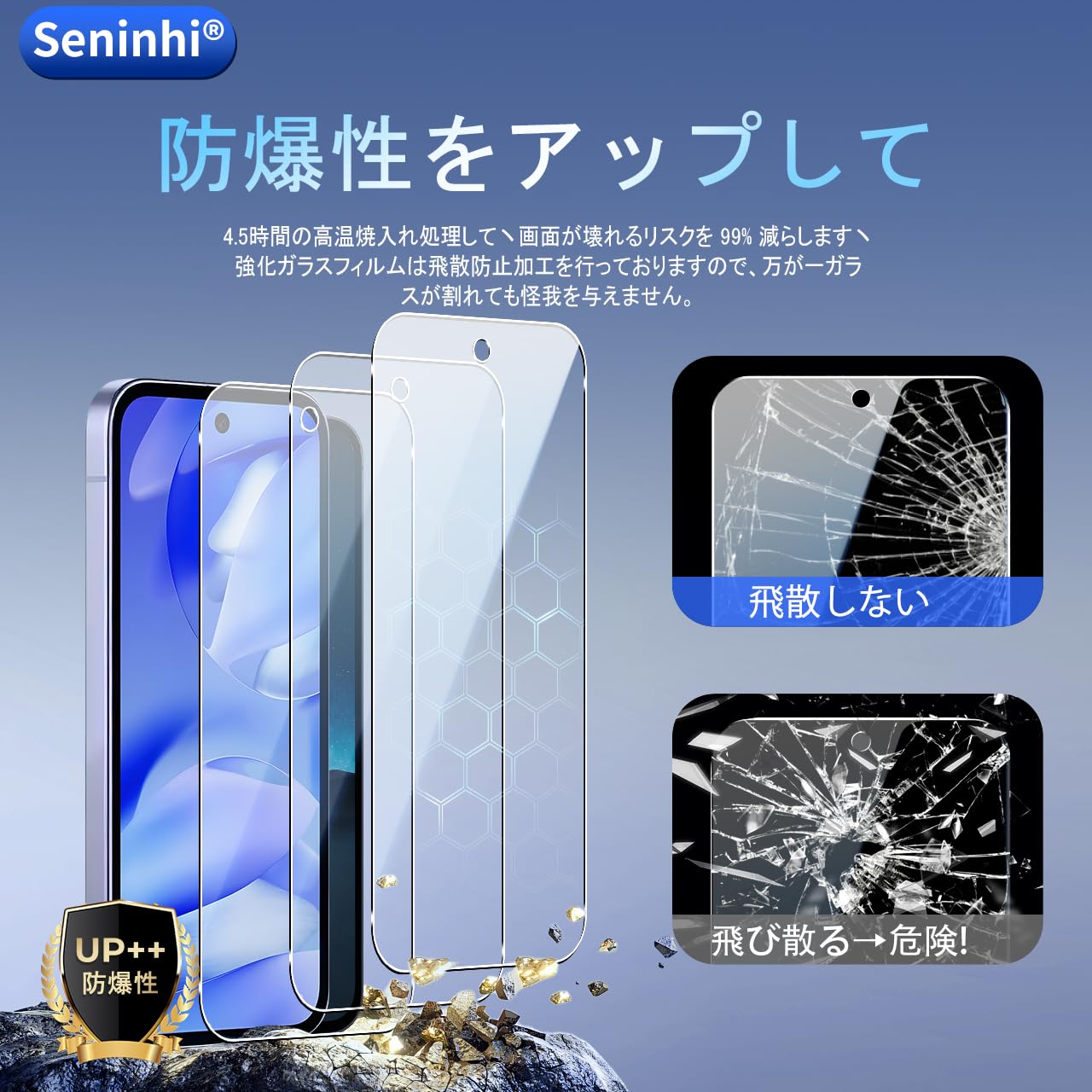 Amazon.co.jp: 対応 Google Pixel 9A ガラスフイルム 指紋認証対応 【2